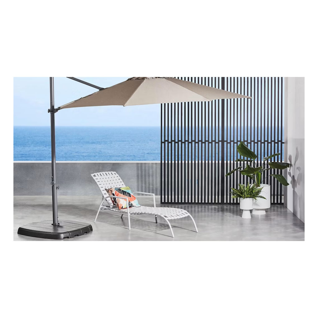 Squares Sunlounge White