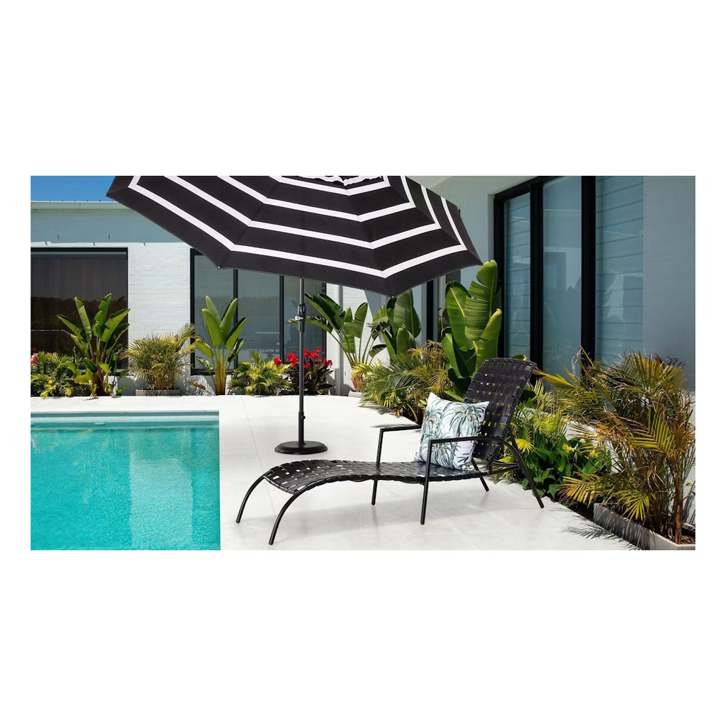 Squares Sunlounge Black