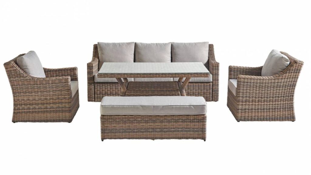 Andina 5PC Lounge Dining Setting