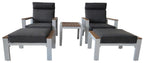 Boston 5PC Chat White
