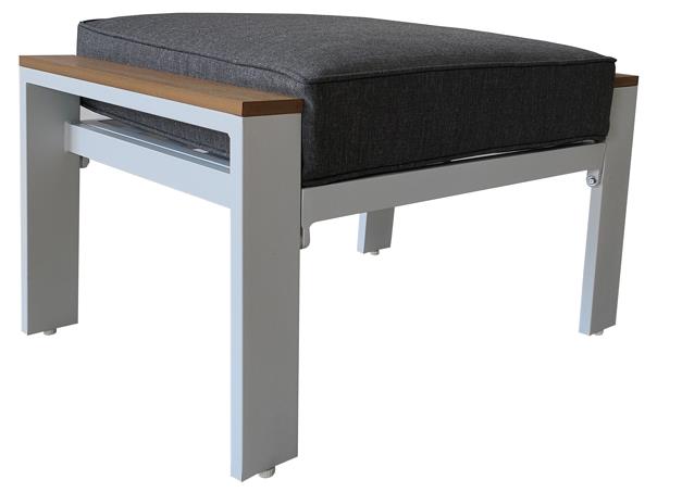 Boston Ottoman White