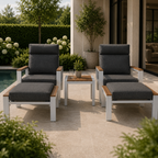 Boston 5PC Chat White