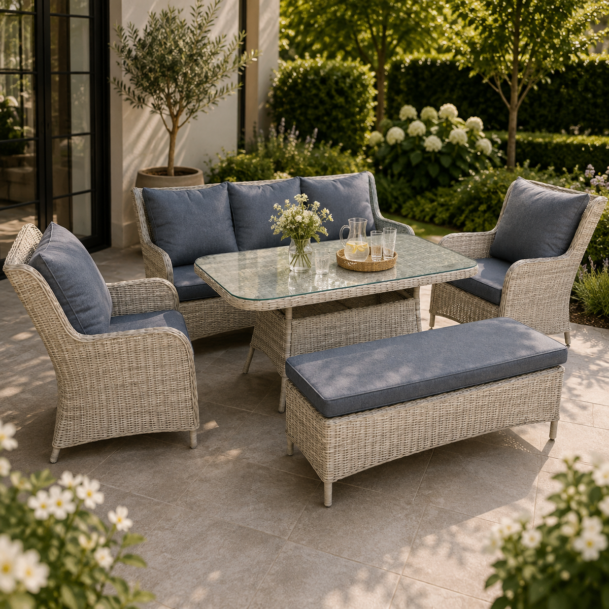 Austin 5PC Lounge Dining Setting