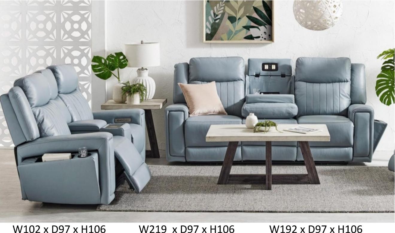 Louee Leather Recliner Clearance
