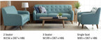 Paros Leather Sofa Clearance