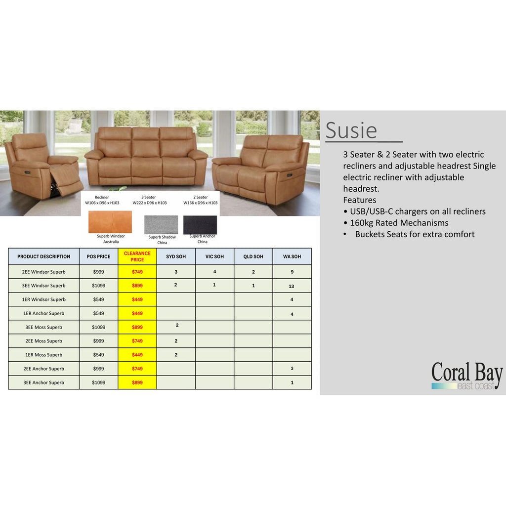 Susie Recliner Clearance