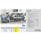 Louee Leather Recliner Clearance