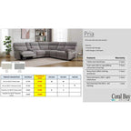 Pria Corner Recliner Clearance