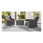 Maya 3PC Swivel Charcoal