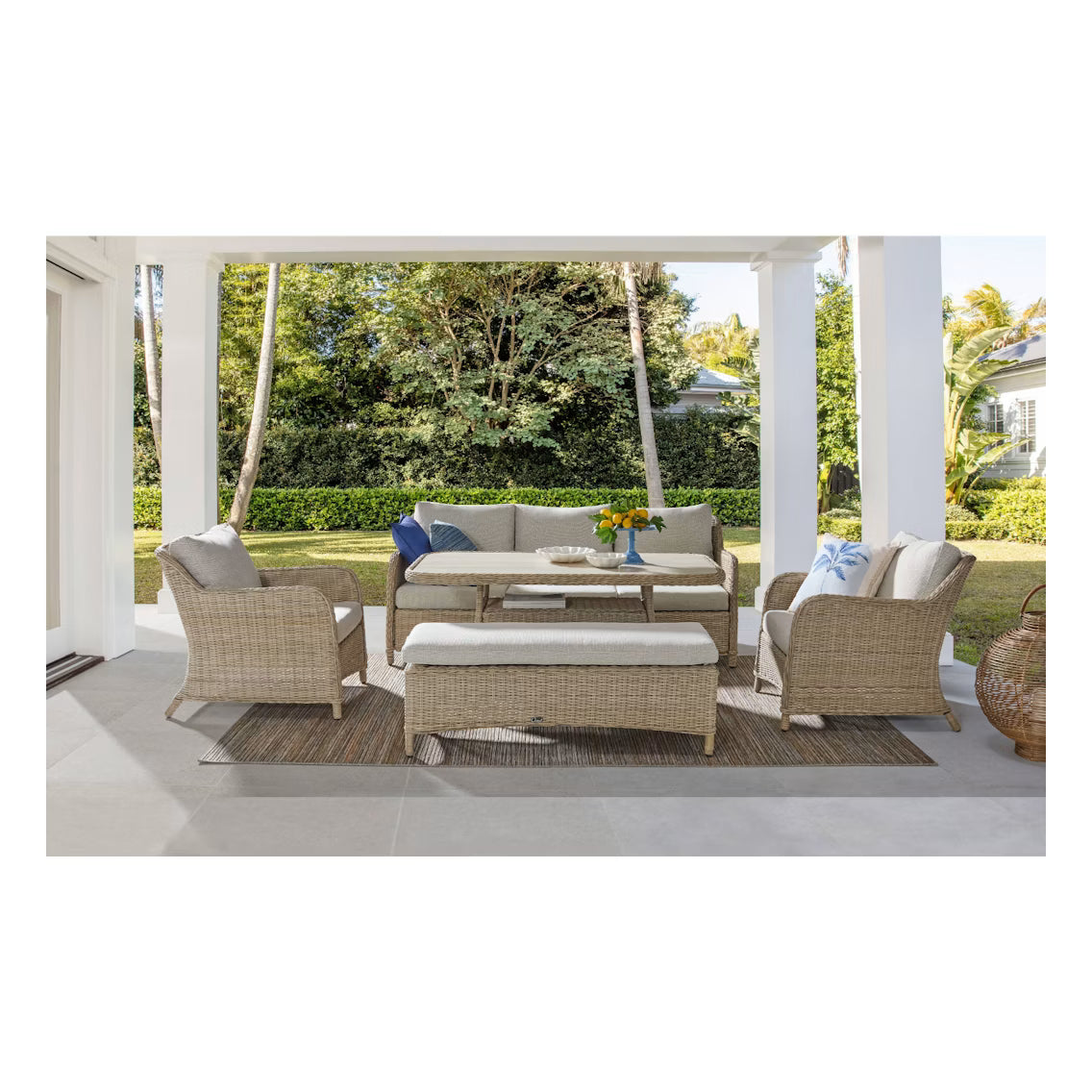 Maya 5PC Lounge Dining Natural