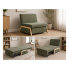 Jax Sage Single Sofa Bed